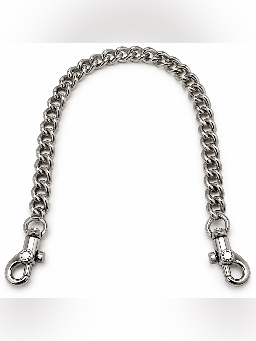 Coach Silver Tone Chain Shoulder Strap 22” Replacement Handbag Purse Strap